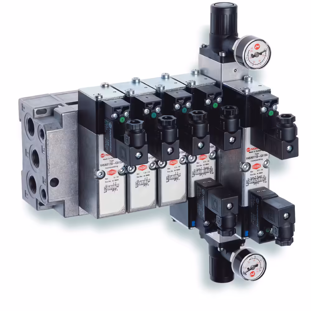 norgren-v45a517d-c313a Пневморозподільник ISO 26 мм IMI Norgren V45A517D-C313A, 5/2, 24 В DC